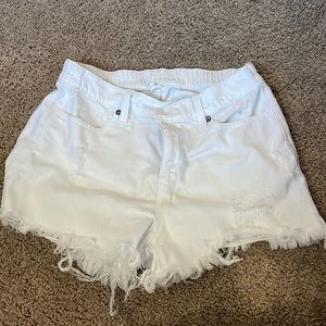 White long shorts